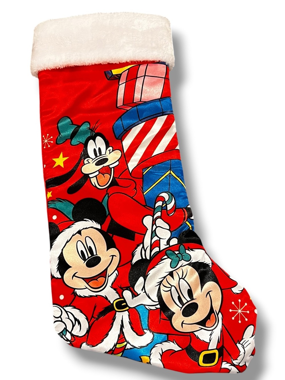 Disney Mickey Mouse Christmas Stocking EUC D-8